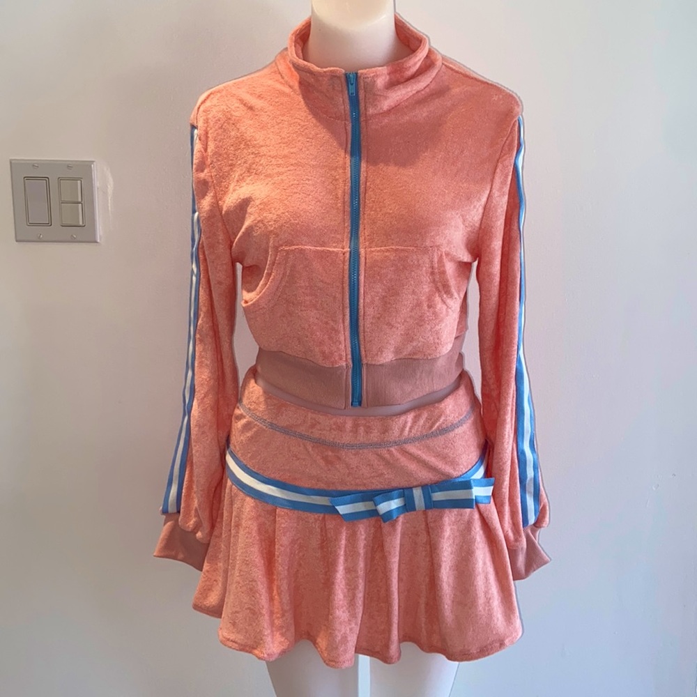 Coral Skirt Set